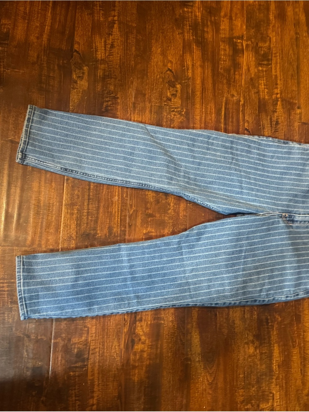 Hollister Light Blue Pinstripe Jeans